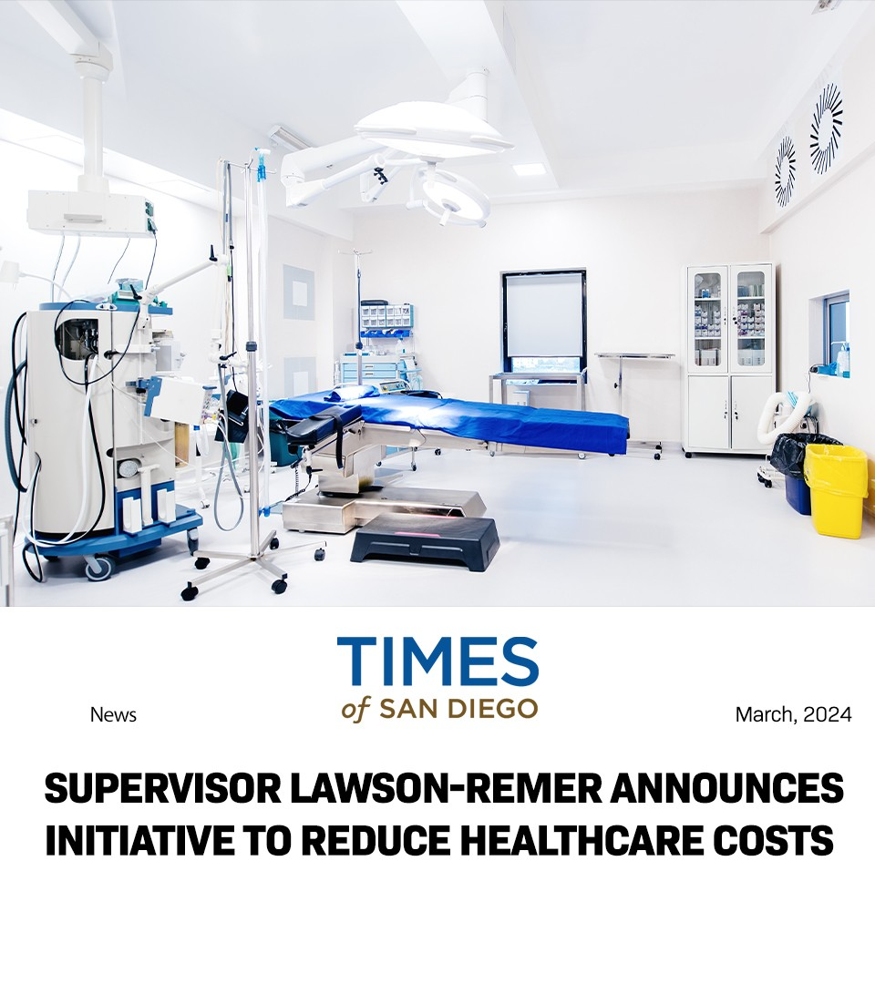 Supervisor Lawson-Remer Announces Initiative to Reduce Healthcare Costs
